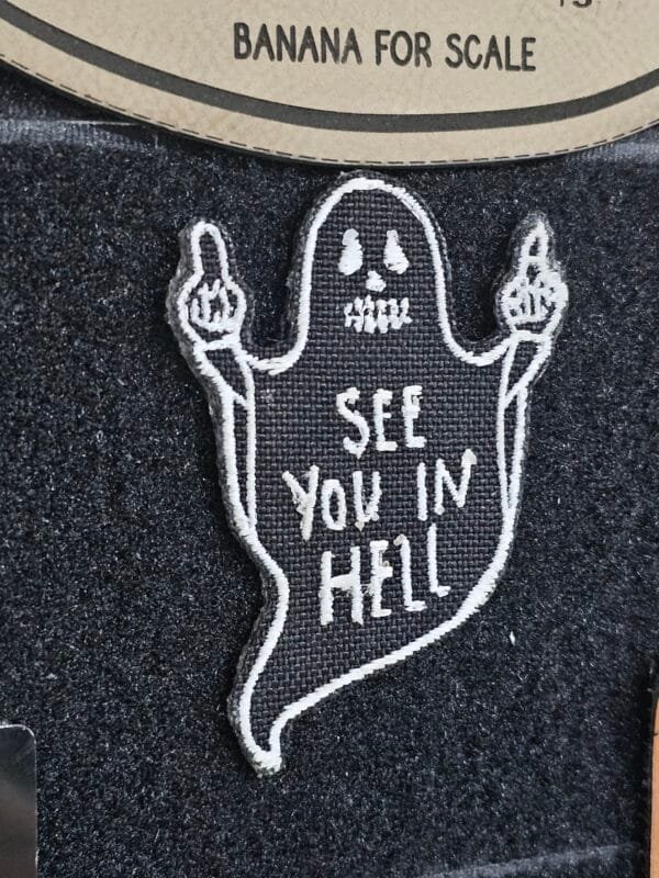 See You In Hell Ghost Patch (Embroidered) - Image 5