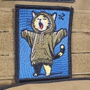 Yawn Cat ~Embroidery Patch~
